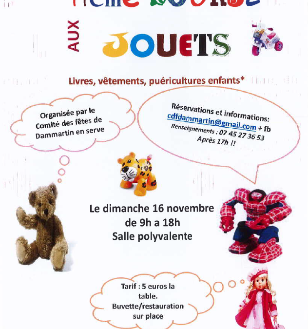 16/11/2025 – 11ème Bourses aux Jouets