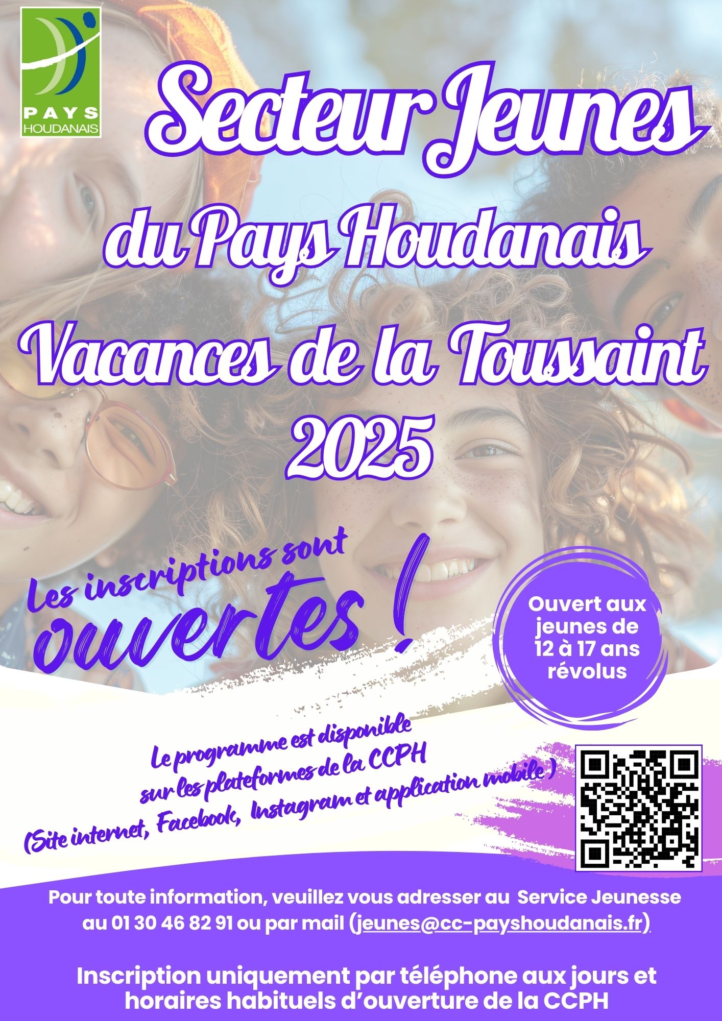 Vacances de la Toussaint – Secteur Jeunes de la CCPH