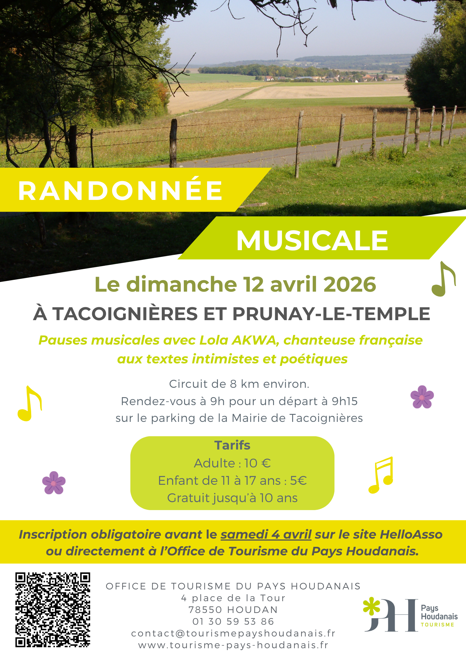 Tacoignières – RANDONNEE MUSICALE