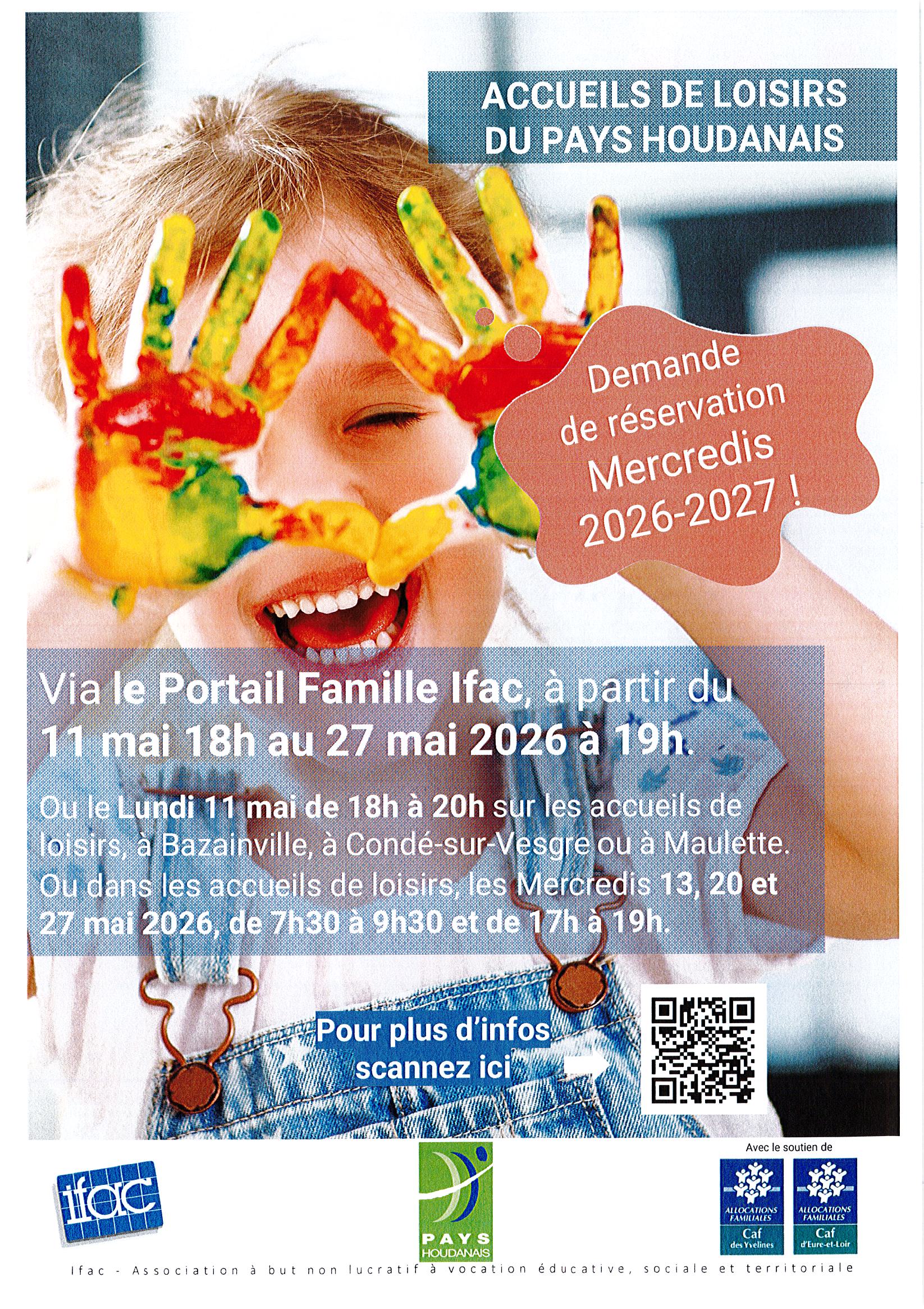 Accueil de Loisirs du Pays Houdanais – Mercredi 2026-2027