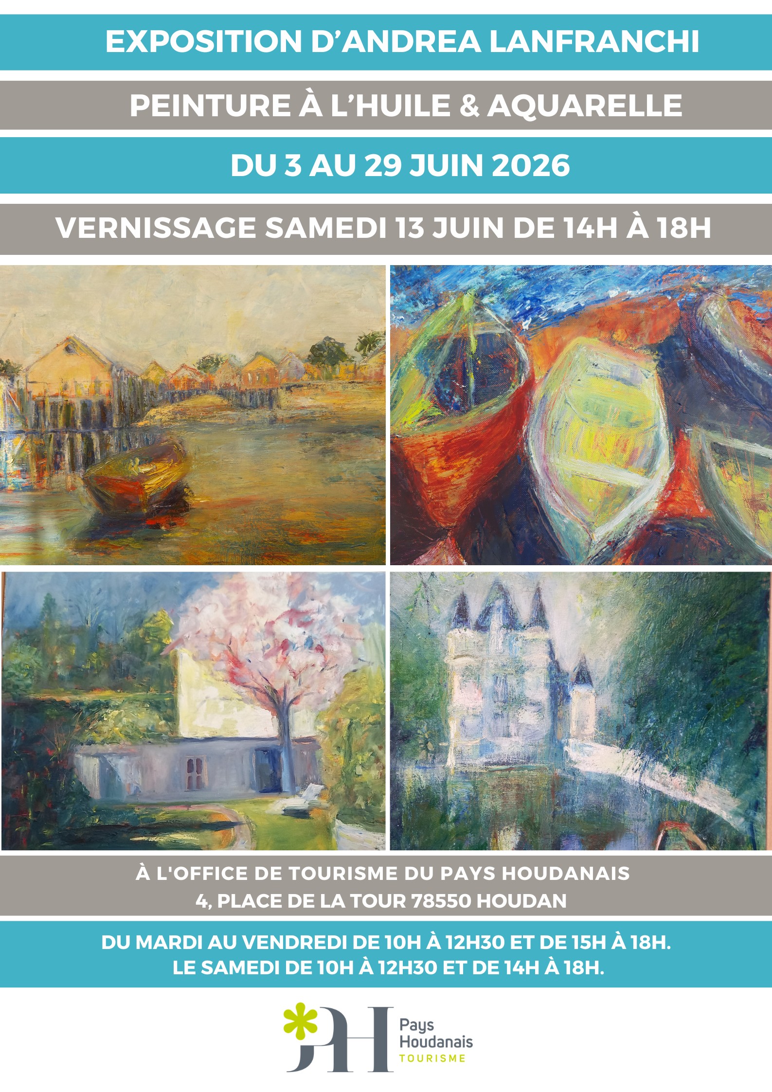 Office de Tourisme du Pays Houdanais – Exposition du mois JUIN