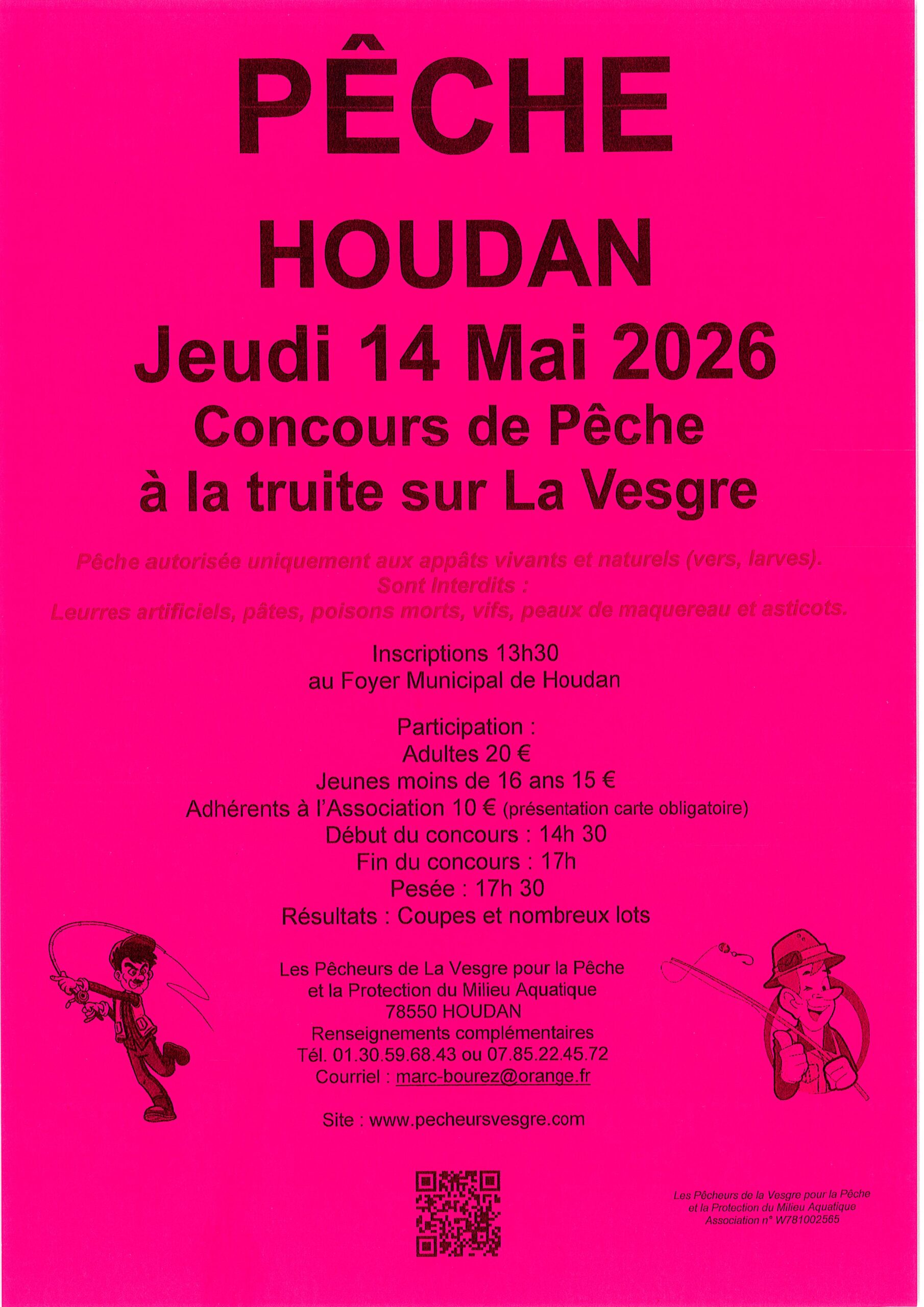 Houdan – Concours de pêche à la truite