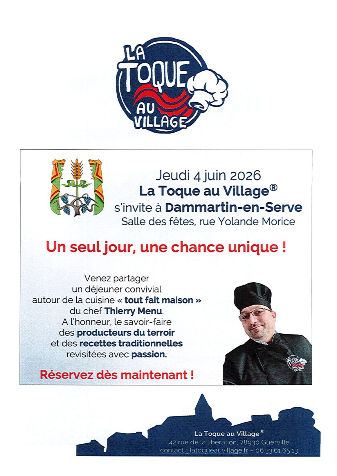 Dammartin-en-Serve – Restaurant éphémère