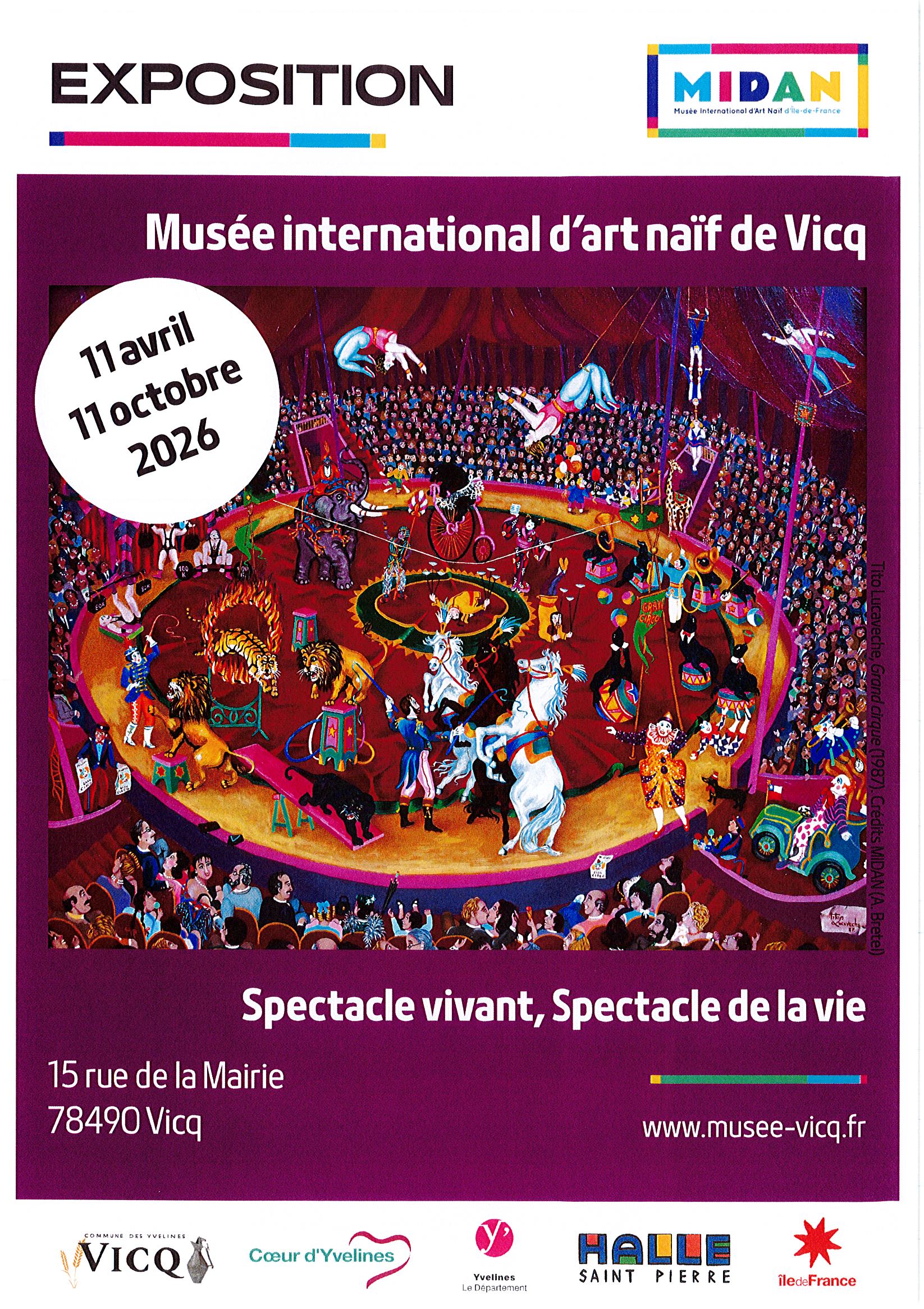 Vicq – Exposition au Musée d&rsquo;Art Naïf
